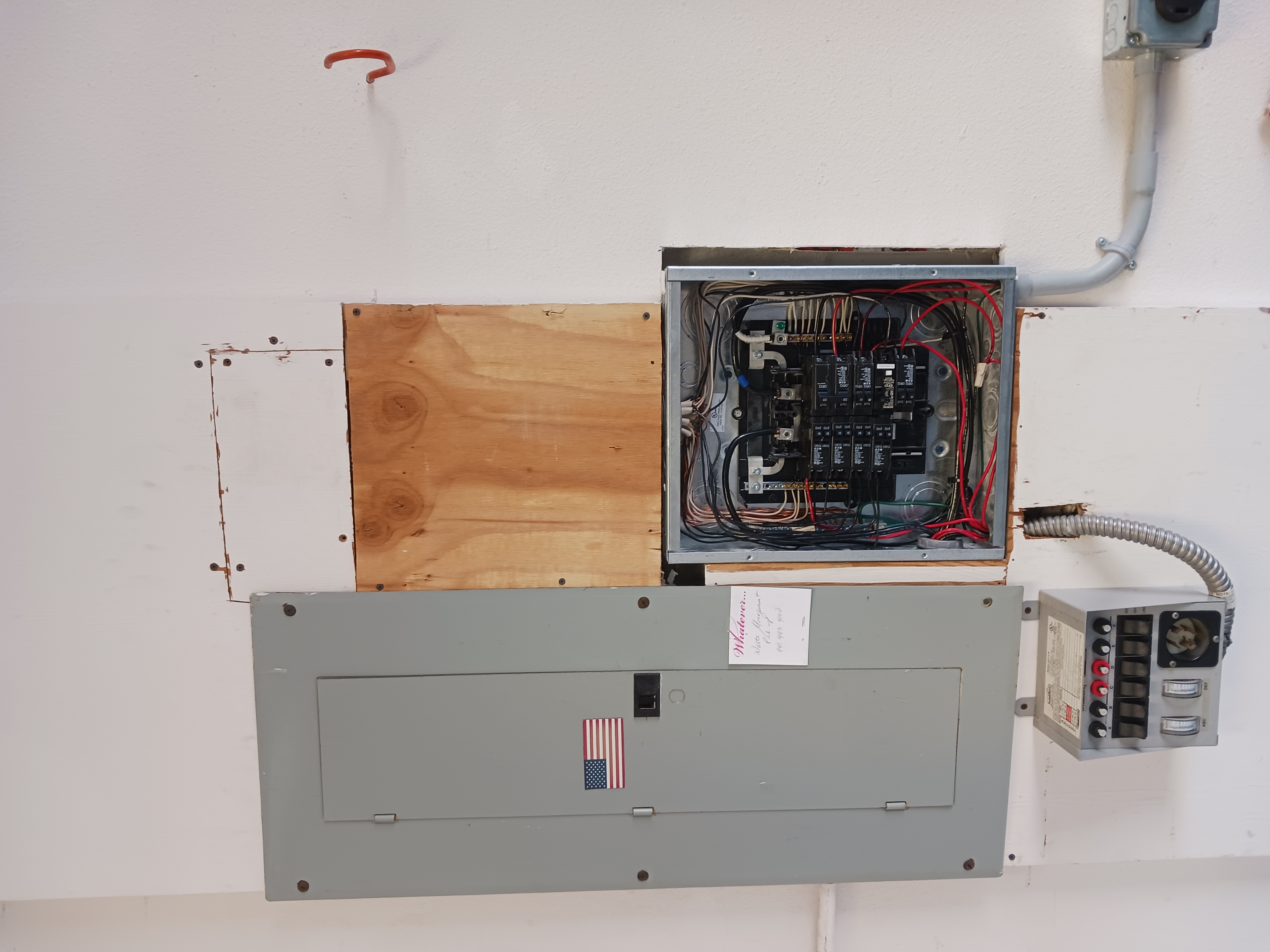 Electrical job site photo from Shock Doctors Electric.